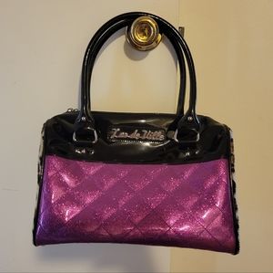 Lux de ville puple atomic tote